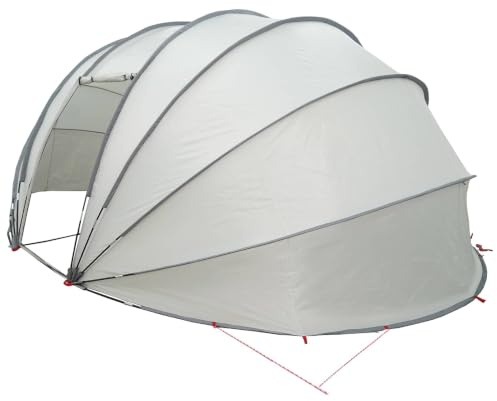 vidaXL Dôme de Tente de Piscine 538 x 440 x 204 cm Gris