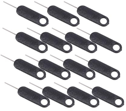 UKCOCO Outil Éjection Carte Sim 15 Pièces Aiguilles Retrait Tiroirs Sim pour Téléphone Portable Usage Professionnel