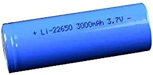 Deslumbramiento recargable de 3,7 V 22650 3000 mAh, 1 unidad