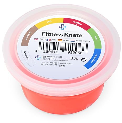ATC Handels GmbH Therastar® Therapieknete 85 g – Handtrainer & Fingertrainer – Latexfrei, zur Unterstützung der Handbeweglichkeit