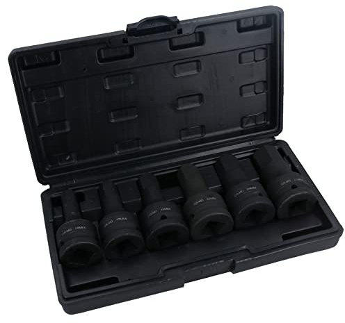 3/4in Drive Deep Metric MM Hex Allen Key Sockets Impacted 14 – 27mm 6pc
