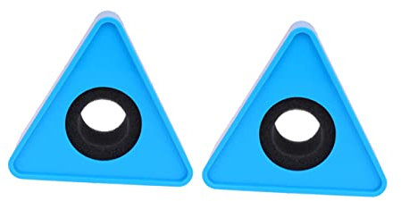 Toyvian 2pcs Abs Injection Molding Microphone Logo Flag Station Mic for Gaming