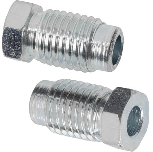 AERZETIX - C74361 - Juego de 2 Tuercas-racores macho M10x1.25 para manguera de freno - diámetro interior 5mm