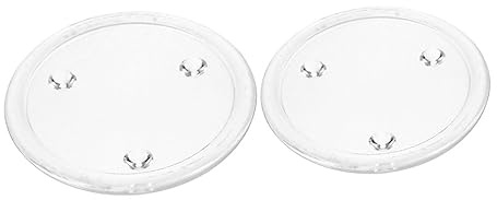 OKUMEYR Runde Glaskerzenhalter 2Er Set Kerzenteller Glas Stabkerzenhalter Tischdeko FüR Hochzeit Bankett Und Wohnaccessoires