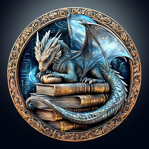 Holzpuzzle Erwachsene, Alter Drache Holzpuzzle, Unregelmäßige Einzigartige Form Puzzleteile, Geschenkverpackung, Ostergeschenke für Erwachsene und Kinder(L-34 * 34cm-300 Stück)