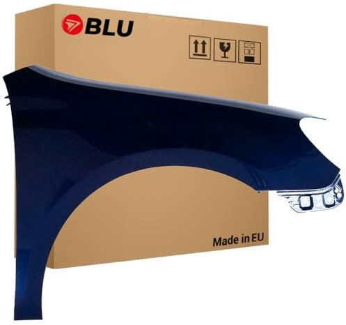 BLU Premium Kotflügel Passend für VW Volkswagen GOLF VI 6 schrägheck LD5Q Rechts Blau | 2008-2016 | Vorderseite Vorne | Verzinkt & Lackiert | Einbaufertig