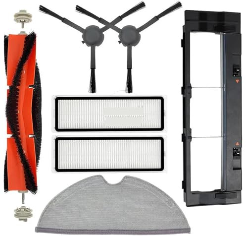 Vacuum Cleaner Parts Set, MKVAXR For Xiaomi, MI Robot Vacuum Mop 2 Pro Plus STYTJ02ZHM Accessories Vacuum Cleaner Spare Parts Replacement Brush Filter Mop Cloth(TL)