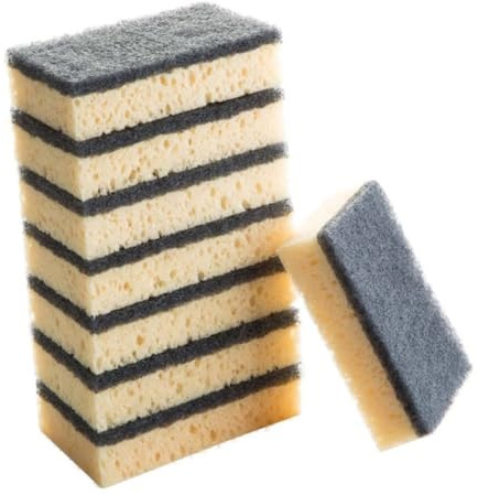 PACKOVE 16 Piezas Esponja De Limpieza Multiusos para Cocina y Baño Esponja para Lavar Platos y Utensilios Cocina Resistente