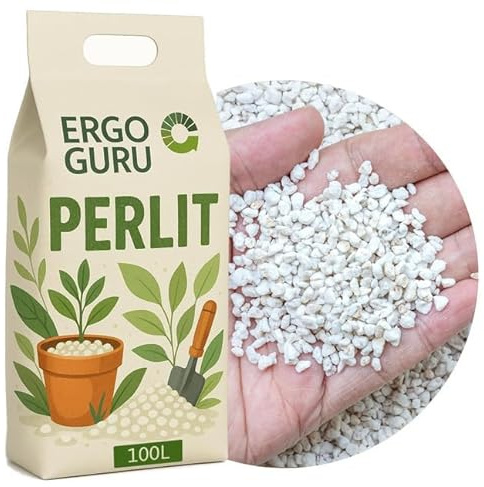 Perlite 125L Garten-Perlit für Pflanzen zur Bodenverbesserung Bauwesen Substrat ideal für Garten und Zimmerpflanzen
