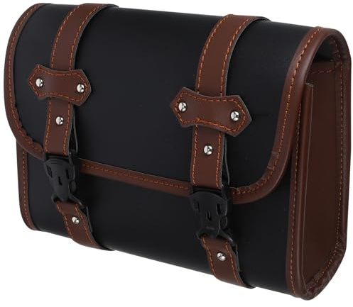 Mikinona Borsa da Moto Multifunzionale Borsa da Sella Piccola Capacità Organizer Laterale per Motociclette Compatibile Uso Urbano Viaggi