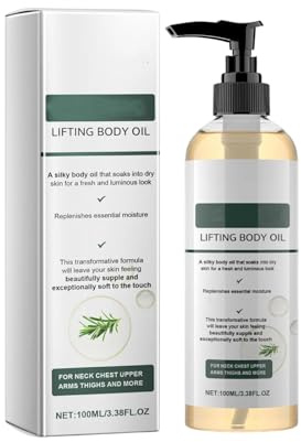 Collagen Lifting Body Oil, Collagen Oil for Skin Tightening, Firming Body Oil, Nourishing and Softening Neck Oil, Moisturizing Oils, Skin Care Oils for Neck, Chest, Arms, Legs & Stomach, 100ML (1PC)