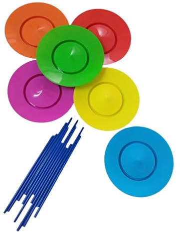BEALIFE Juegos al Aire Libre, malabarismo, Platos giratorios, Accesorios Divertidos para niños y Adultos, Desarrollo de Habilidades y Rendimiento, Juego de malabarismo, Juguete para Habilidades