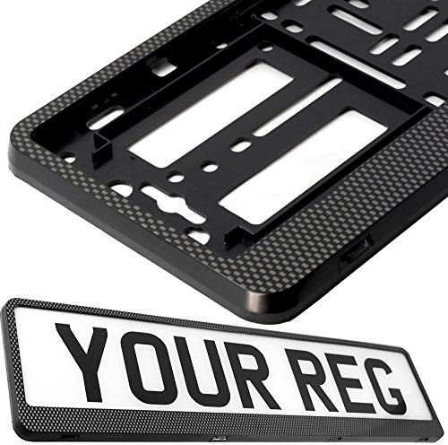 TAPORT® CAR REGISTRATION HOLDER FOR ANY CAR, VAN, TRUCK, TRAILER (CARBON HINGED)