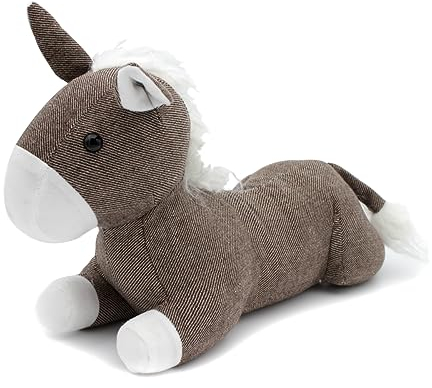 Brillibrum Design Türstopper Tier Pferd Süßer Türhalter Türpuffer Pferdchen Türsack in Tierform Esel
