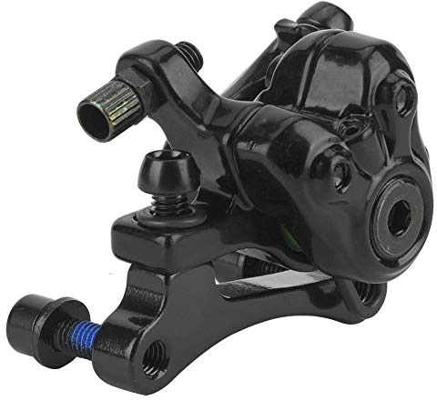 V GEBY E-Scooter Disc Brake Caliper, Scooter Disc Brake Mechanical Disc Brake Calipers Rear Calipers Mount Spare Parts Gear Accessories (Black)