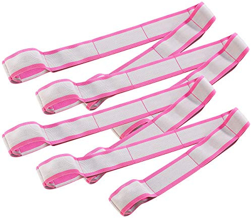 Speeron Fitness-Band: 4er-Set Fitnessbänder - Gummibänder mit Handschlaufen, 85 cm (Fitness Elastikband mit Schlaufen, Gummiband für Gymnastik)