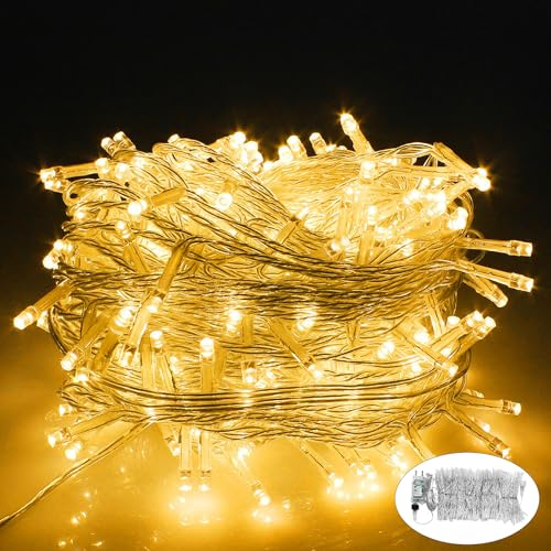 NAIZY Lichtervorhang 3x3m 600 LEDs Lichterkette Warmweiß mit 8 Leuchtmodi Speicherfunktion Weihnachtsbeleuchtung IP44 Wasserdicht Beleuchtung Deko Weihnachtsdeko für Innen-Außen