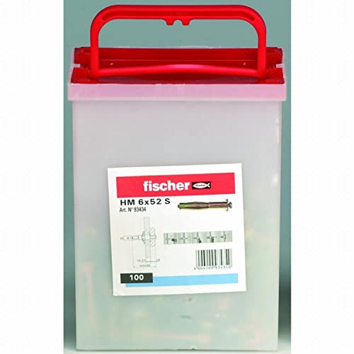 FISCHER FISC0047 Hohlraumdübel HM 6 x 37S PP Box mit 100 – 93433