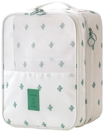 Jauhmui Reise Schuhtasche Wasserdicht Organizer Portable Travel Shoe Bag(weiß)