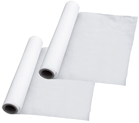 BESTonZON 2 Rolls Non-Stick Baking Parchment Paper 30cm x 5m Silicone Cake Pan Liner for BBQ Baking and Cooking
