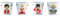 Bialetti Casse-Noisettes Set 4 Gobelets Porcelaine