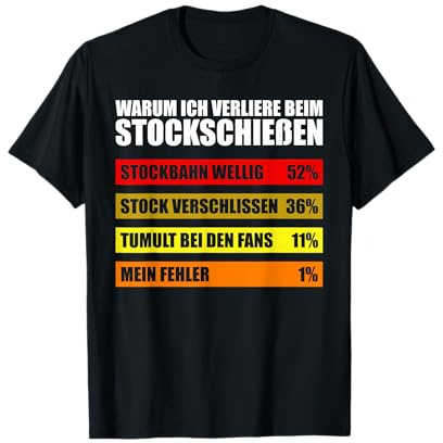 Warum ich verliere beim Stockschießen Eisstockschießen T-Shirt