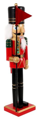 Anneome Christmas Nutcracker Wooden Ornament Decorative Nutcracker Puppet for Holiday Home Decor for Christmas Weddings and Special Occasions