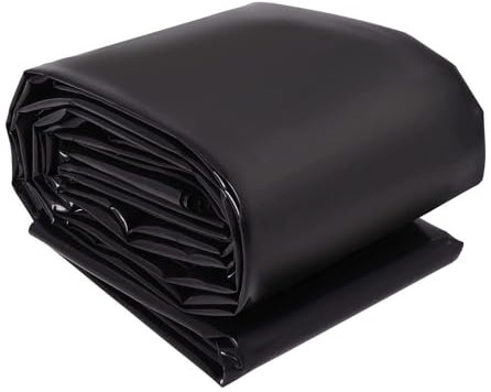 Strapazierfähige 0,2 mm dicke HDPE-Teichfolie für Wasserfall-Fischteiche und Gartenpools, wiederverwendbar, UV- und frostbeständig, 1 m x 1 m