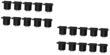 VICASKY Lot de 2 prises de haut-parleur récepteur, support de cric, prise pour enceintes, support de haut-parleur, support de haut-parleur, support de haut-parleur, prise en plastique, 10 pièces x 2
