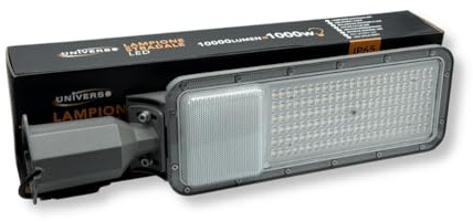 UNIVERSO RC-100N PROIETTORE FARO ARMATURA STRADALE LED 100W CON SNODO INCORPORATO DA ESTERNO IP65 LUCE BIANCO NATURALE 4000K