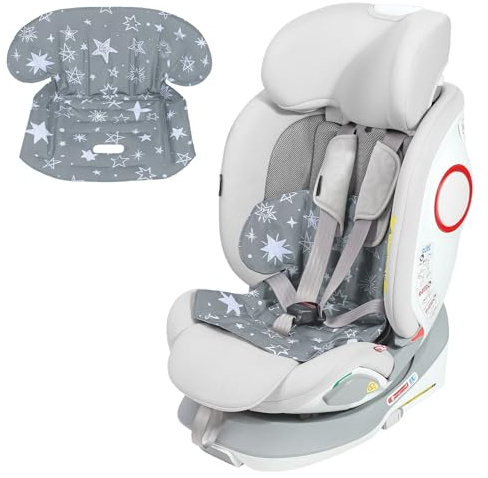 Orzbow Car Seat Cooling Pad for Babies, Toddlers, and Kids | Carseat Cooler Pad with Waterproof Seat Liner | Comfortable and Durable Cooling Cushion for Strollers, Baby Summer Essentials, Grey