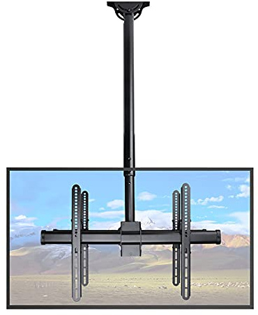 CAFIEDR Support TV Mural pivotant à 360°, inclinable et pivotant, Compatible avec la Plupart des écrans Plats LCD et incurvés de 32 à 70 Pouces.