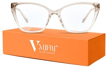 VMJFBJ Gafas Luz Azul Mujer Ojo De Gato Moda, Gafas Filtro Luz Azul Anti Luz Azul Bloqueo, TR90 Ligeras Para Pantallas De Ordenador, Gaming Y Uso Diario Antifatiga, Champagne