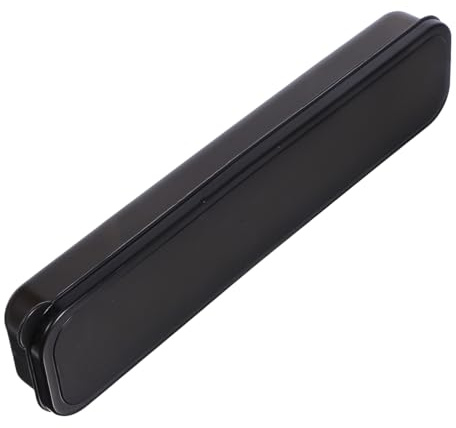 STOBAZA Boîte à Ustensiles de Voyage avec Couvercle Noir Portable | Plastique, Rangement Organisé et Format Compact Léger, Usage Bureau Extérieur, pour Baguettes et Cuillères