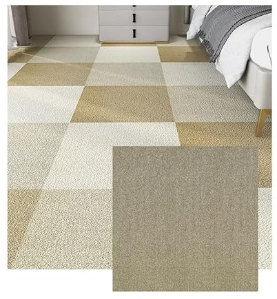 XLIHAWY Losetas Moqueta Autoadhesivas, para Uso Comercial Despegar Y Pegar, Antideslizantes, para Uso Residencial para Escuelas, Fácil Instalación Almohadilla Antideslizante(C,19.7x19.7in/1pcs)