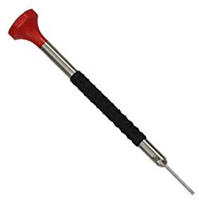 Bergeon Watchmakers skruvmejsel, toppmodell nr. 6899-120, 1,2 mm klockverktyg., Röd