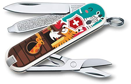 Victorinox Erwachsene Taschenmesser Classic, 58mm, The Ark, Angabe