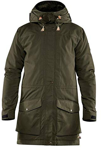FJÄLLRÄVEN herr sport jacka Singi ull vadderad parkas M Djup skog Large