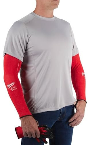 Milwaukee Protezione antitaglio per braccio, classe C, 40 cm, rosso