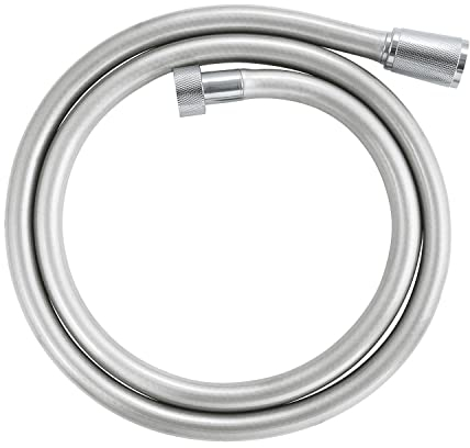 GROHE VitalioFlex Silver - Brauseschlauch (1250 mm, verstärkte Ausführung, hitzebeständig, knickfest), chrom, 2211000