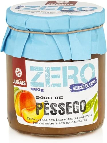 Mermelada Melocotón 100% Natural | Sin Azúcar de Caña, Natural y Saludable | Quinta de Jugais | Confitura Sin Azúcar Añadido | 280 g
