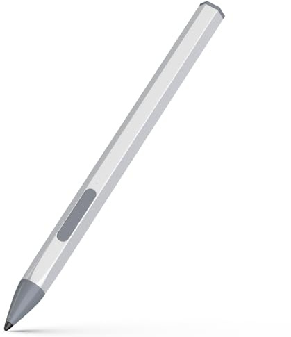 Stylus Pen for HP Envy X360 Pavilion X360 Specter X360 Spectre X2 Envy X2 Rechargeable MPP 2.0 Tilt Active Pen with 4096 Pressure Sensitivity, Palm Rejection, Hexagonal Pen Design, Silver