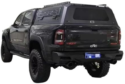 LAINGJINGMEI Pickup-LKW-Ladeflächenüberdachung, leichtes LKW-Hardtop, Camper, Aluminiumlegierung, kompatibel mit RAM 1500, Ford F150, VW Amarok, Triton L200, GW Pore, Navara-Überdachung