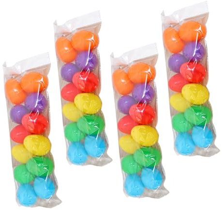 ifundom 48pcs Colorful Easter Eggs Imitation Eggs for Decor Festival Celebrations and Creative Crafts for Easter Xmas and Themed Parties