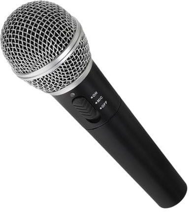 Supvox Dynamisches Funkmikrofon für Karaoke Live-übertragungen mit Handy oder Computer Tragbares Mikrofon mit Dual-konnektivität für Klaren Gesang