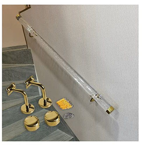 C Akrylnaglar med guld/silverfästen 0,5 7 m lång förpackning med 1 5 (inkluderar 50 cm/1,6 fot konsol) hållbar snygg perfekt för nagelkonstentusiaster