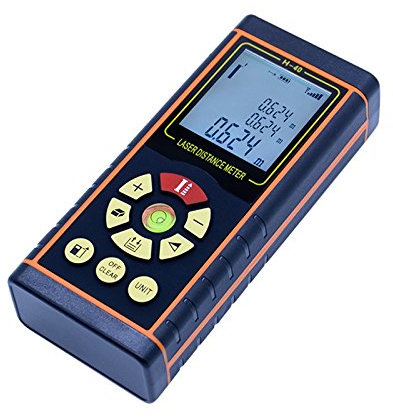 CGOLDENWALL Electronic Laser Range Finder 40/50/60/70/80/100M Mini Laser Distance Meter Build Measure Device Handheld Area/Volume Tool - traditional model (120m)