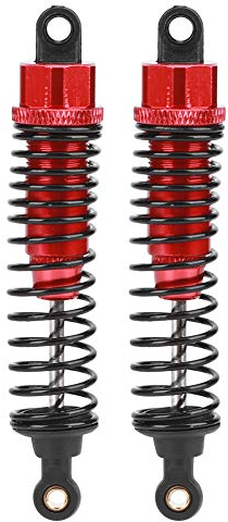 2PCS 1/10 Scale Metal Shock Struts Damper Vehicles Spare Parts Compatible with HSP Model Accessory (85MM)