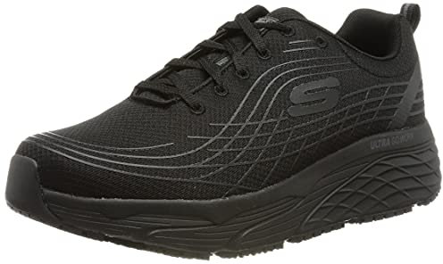 Skechers ELITE SR dam Sneaker, Black Textile, 41 EU
