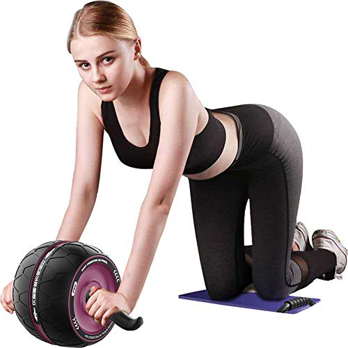 BAIAA Core Balance Ab Rollenrad, Bauchmuskeltrainer mit Knieschoner, Perfekt für Männer und Frauen Fitness Home und Gym Workout